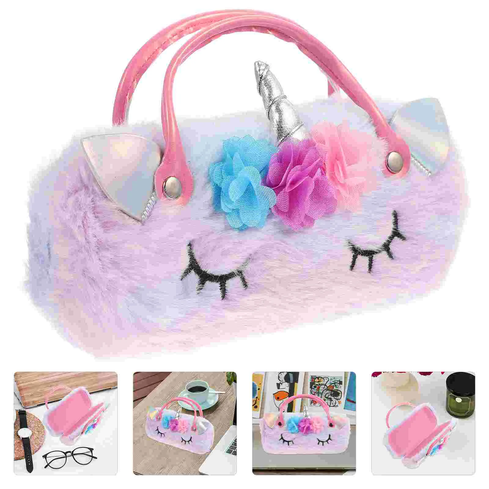 

Makeup Organzier Sunglass Case Coin Wallets 16X12CM Sunglass Sleeve Hard Eyeglass Case Glasses Pouch Cute Glasses Case