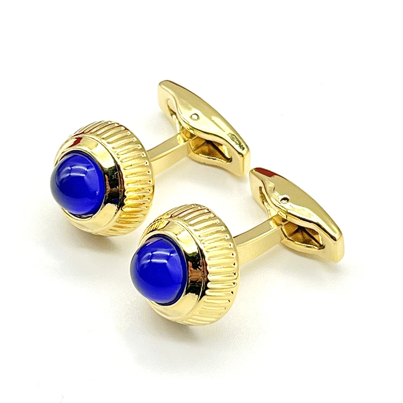 LAN CA Fashion Design Luxury Cuff Links For Men High Quality Metal Classic French Shirt Cufflink