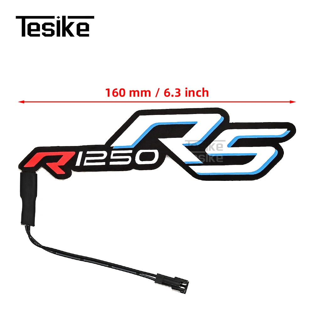 Фото Мотоциклетный сигнал холодного света для ночной езды для BMW R1200RS R1250RS R1200 RS, мигающая полоса, светящаяся наклейка, сигнальная лампа, светящаяся №3