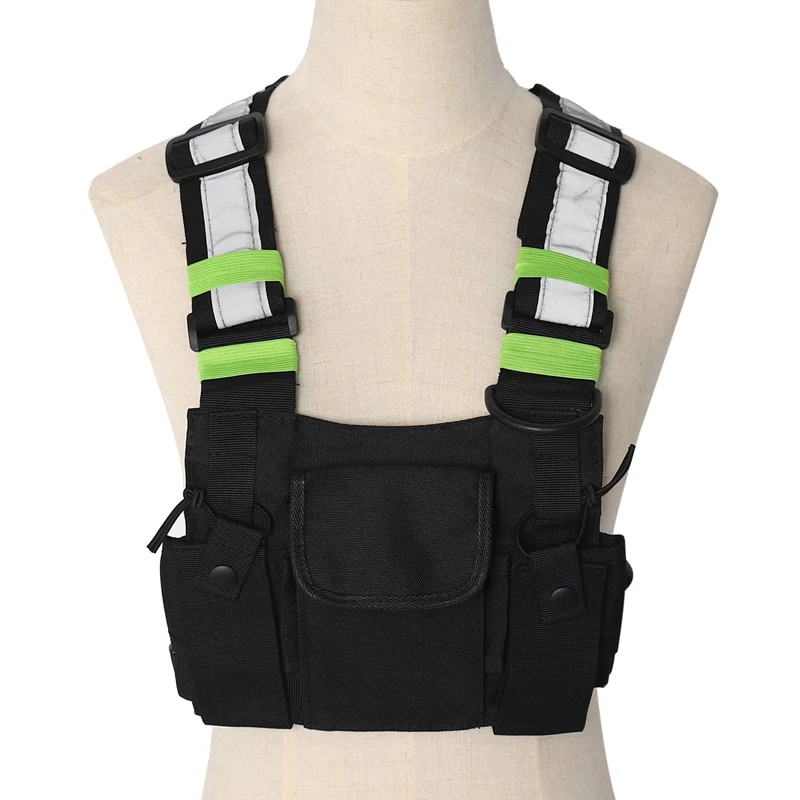 2 шт. Карманный чехол для радиоприемника нагрудной ремень нагрудный передний