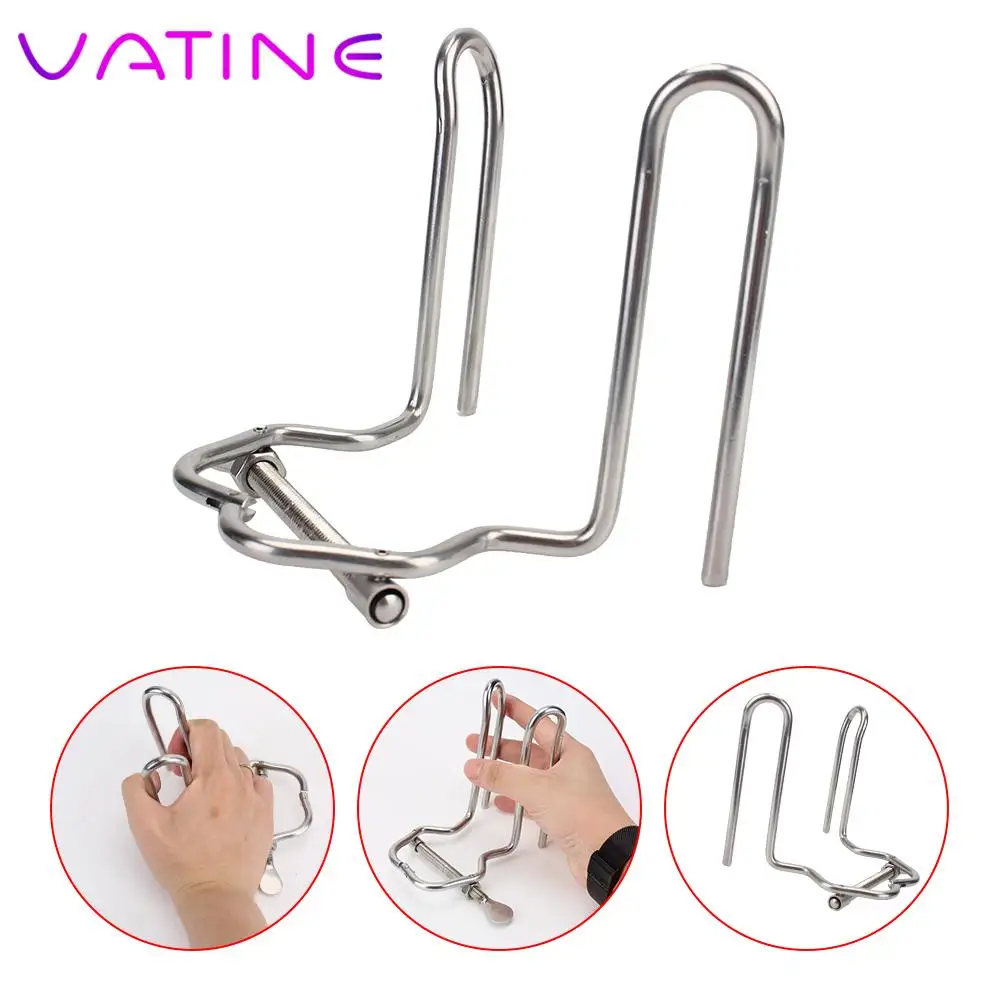 Анальный вагинальный расширитель из нержавеющей стали подвижное устройство