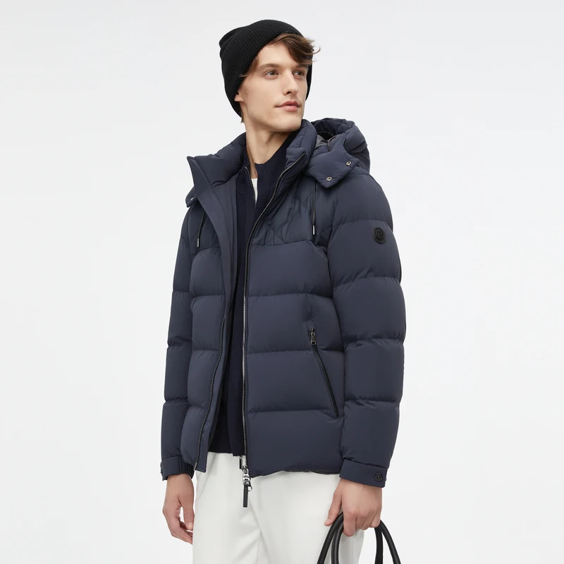 BOSIDENG 90% пуховик мужской зимний зимняя куртка верхняя одежда деловая съемная