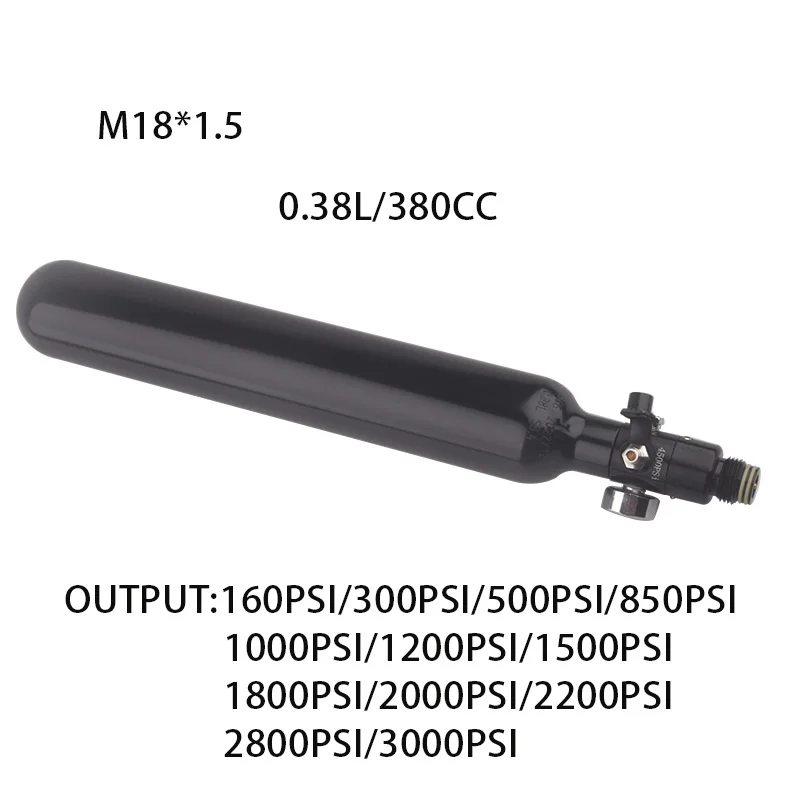 Воздушный бак HPA 0.38L/380CC