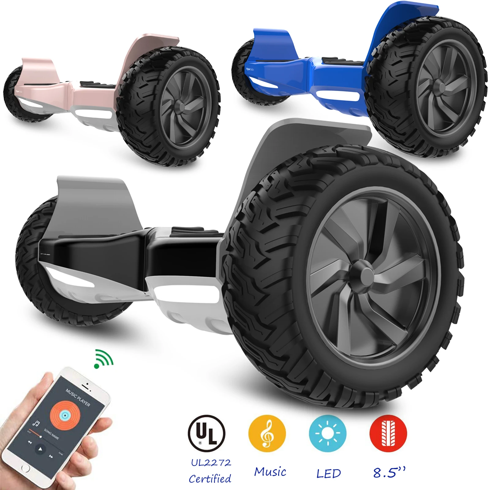 8.5 Inch Off-road Electric Self-balancing Scooters All-terra