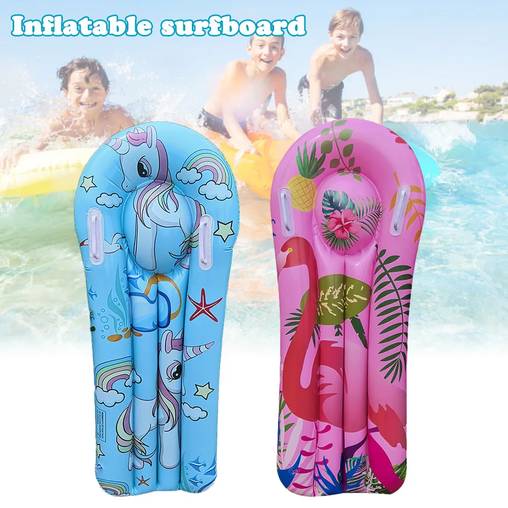 

Inflatable Surfboard Pool Float Flamingo Swimming Pool Floating Row Summer Children Water Toys Swimming Mattress