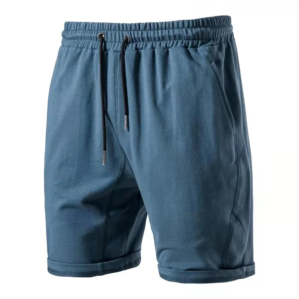 

2022 New Cotton Shorts Men Casual Jogging Sport Pants Summer Male Running Loose Shorts Vintage Short Soft Trousers Streetwear