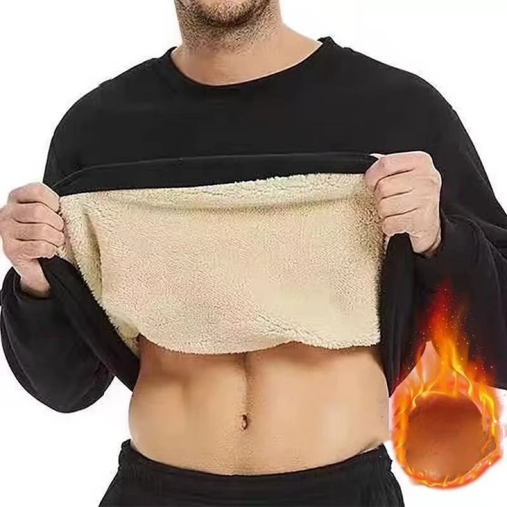 Мужской утепленный бархатный терможилет с длинными рукавами