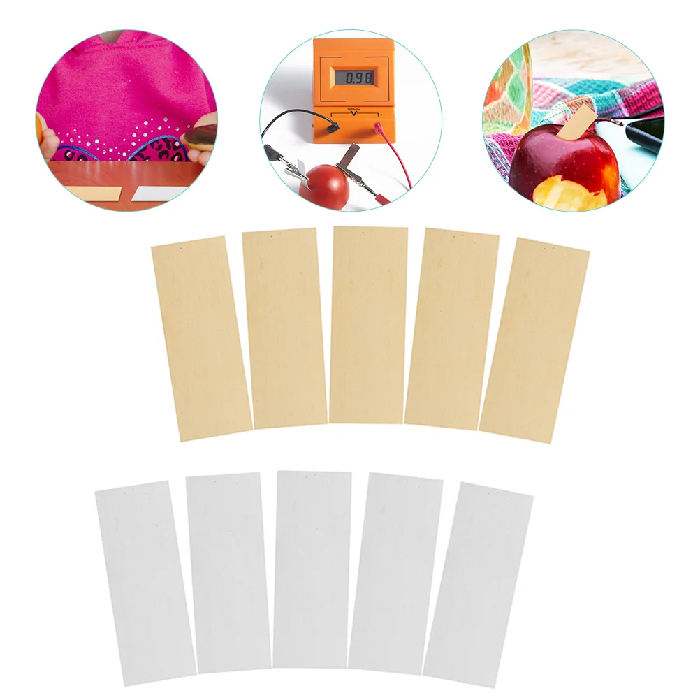 

5 Pairs Practical Portable Replacement Zinc Plate Zinc Sheet Copper Sheet Copper Plate Anode For Zinc Electroplating