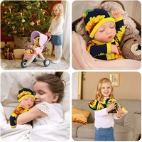 2022 25cm 27color high quality baby doll reborn doll silicone body safe simulation sleeping baby magnetic pacifier children gift