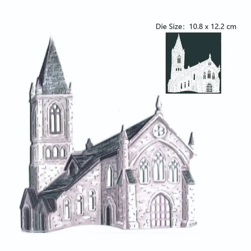 

castle metal cutting layering die scrapbooking die photo album decoration diy card craft 2022 new