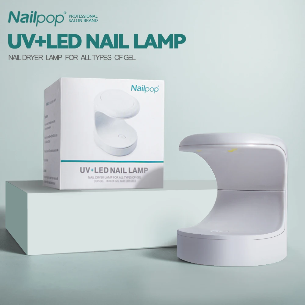 

Мини-Сушилка для ногтей NAILPOP, УФ-лампа, лампа для маникюра, устройство для быстрой сушки одним пальцем в 60 с, фотоотверждаемая лампа для гель-лака, инструмент для дизайна ногтей