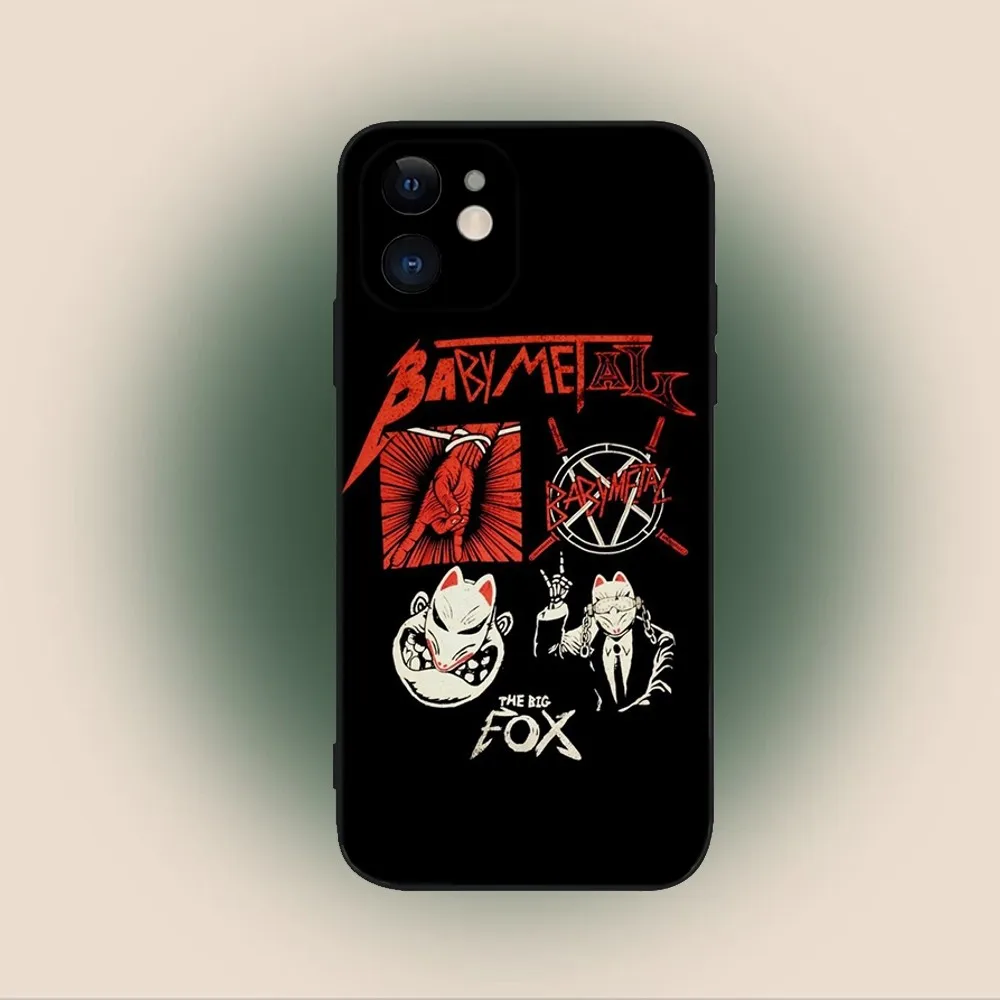 Чехол для телефона Babymetal Japanese Girl Idol iPhone 15 14 13 12 11 Plus Pro Max XS X XR SE Mini 8 7 мягкий