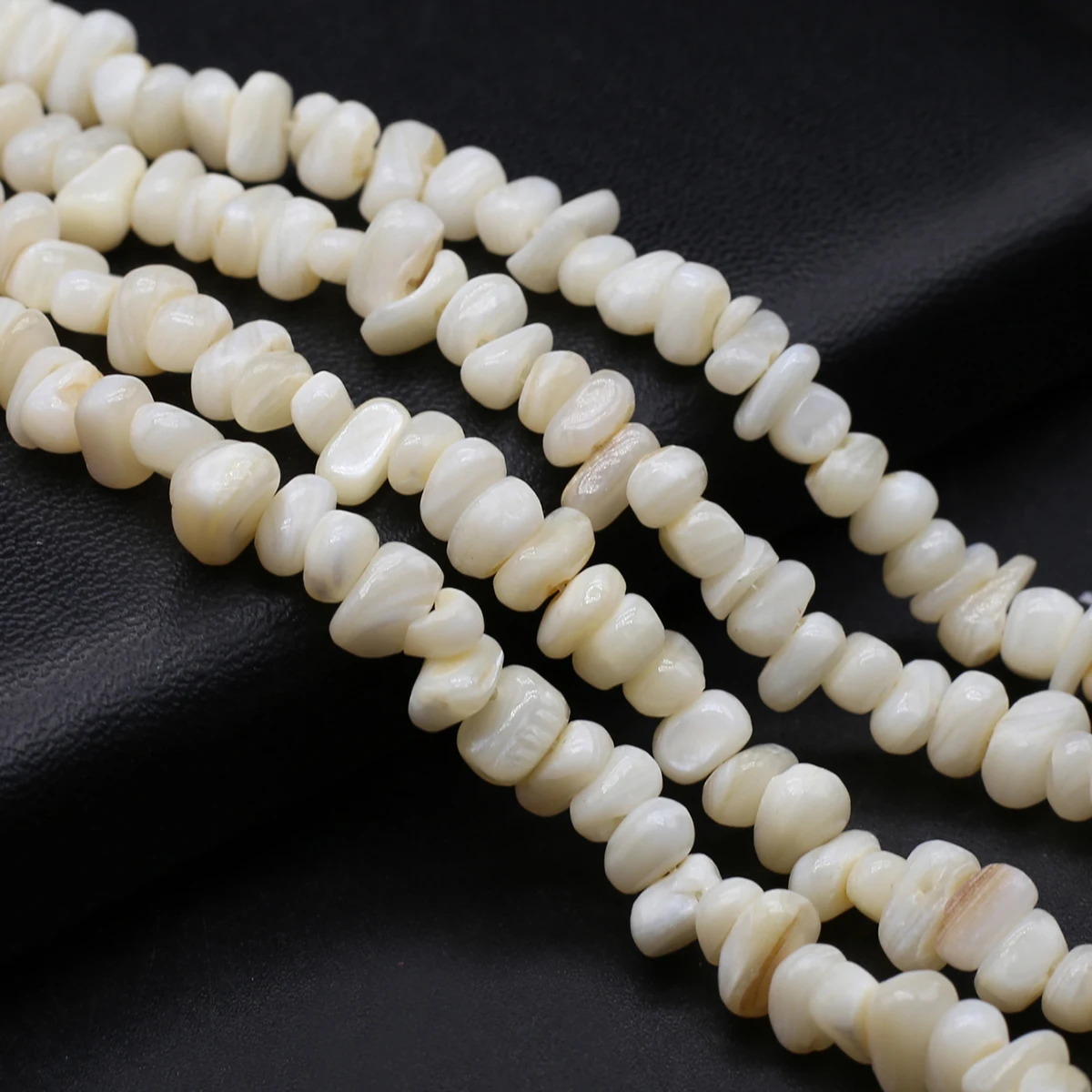 

4x6mm Natural Freshwater White Shells Irregular Loose Spaced Beaded Jewelry DIY Necklace Bracelet Accessories Charm Beads Gift