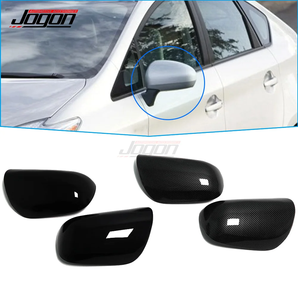 

2 Pcs For Car Toyota Prius 2003-2010 Rearview Mirror Cover Housing Trim Car Accessories