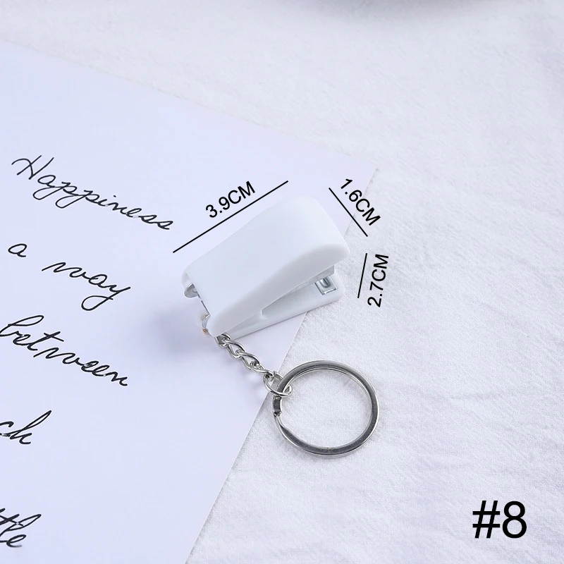 

Мини степлер-брелок макарон фиолетовый