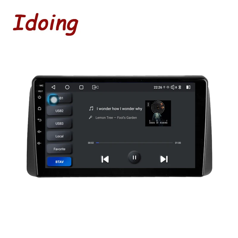 Головное устройство Idoing на Android для Chrysler Grand Voyager 5 2011-2015 автомобильное радио