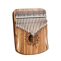 1721 keys kalimba thumb piano high quality wood mbira body musical instruments with learning book africa likembe christmas gift