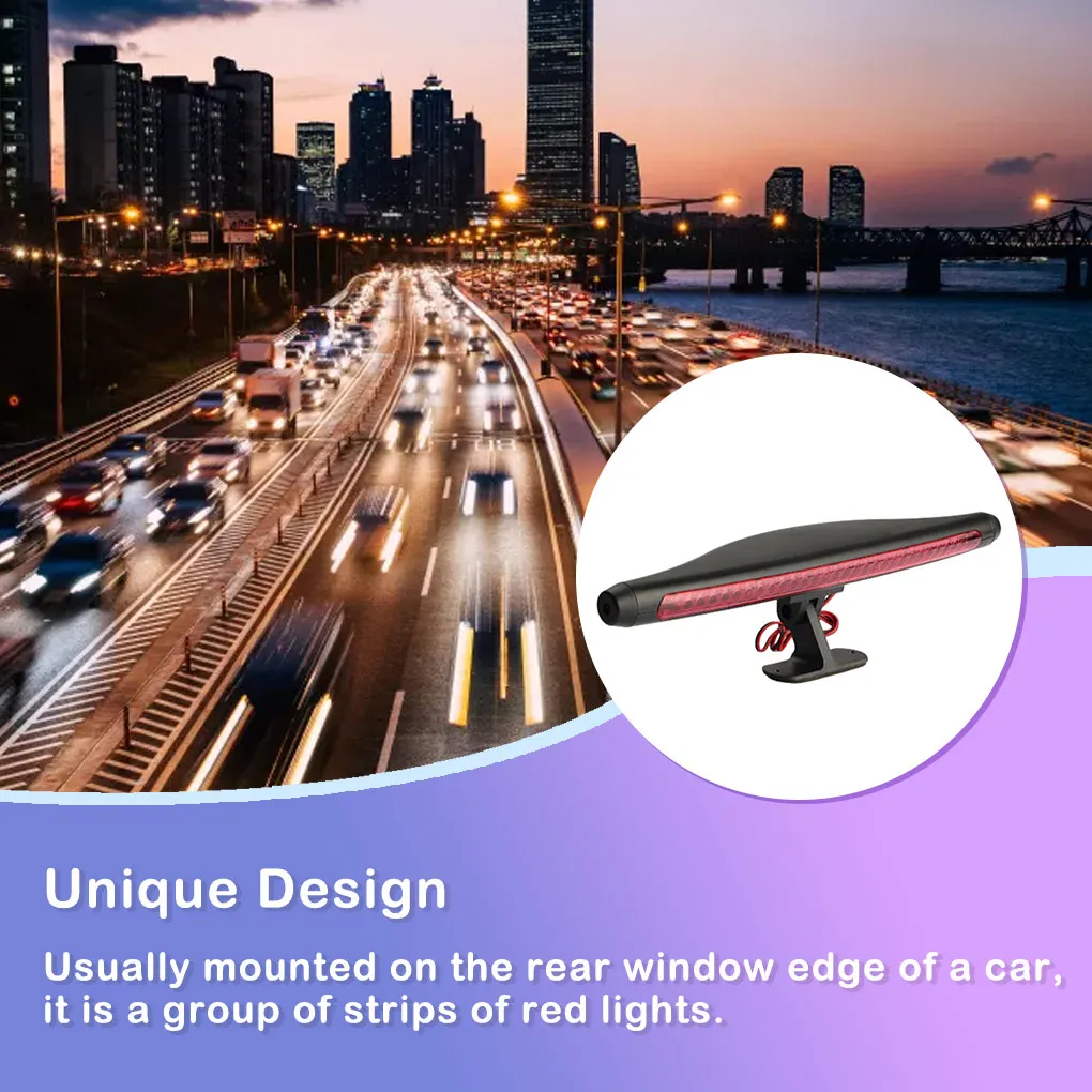 

Third Brake Light High Mount DC12V Stop Lamp Lighting Accessory Parking