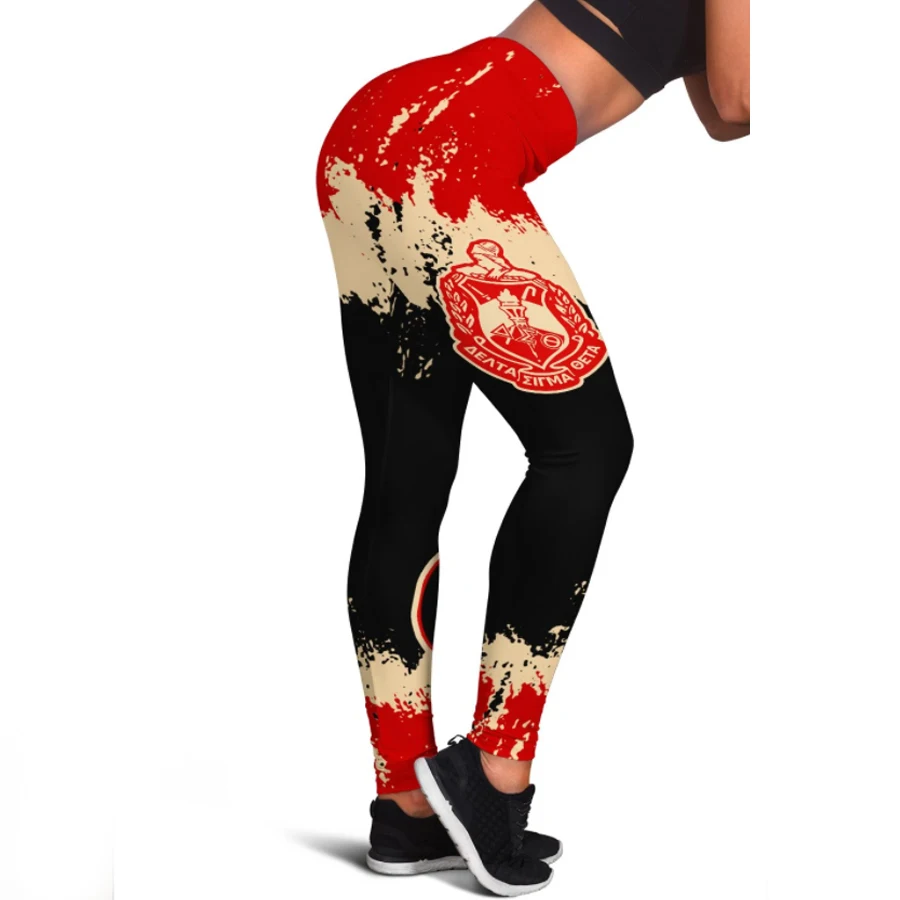 

Delta Sigma Theta Fashion tight-fitting stretch sports yoga pants