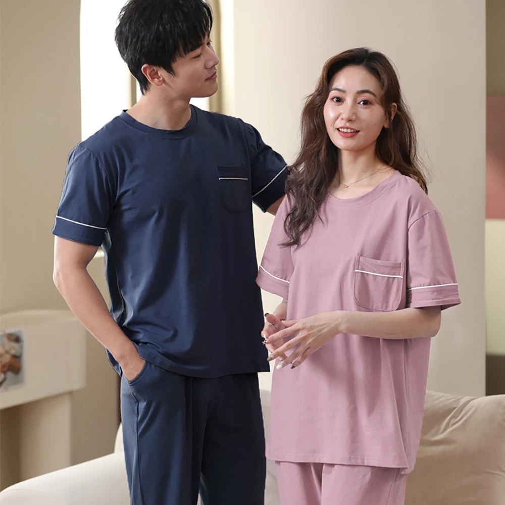 

Female Pyjamas Set Modal Pajama Sets Summer Solid Pajamas Clothes for Women Suits Japan Korea Style conjuntos feminino elegante