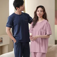 female pyjamas set modal pajama sets summer solid pajamas clothes for women suits japan korea style conjuntos feminino elegante