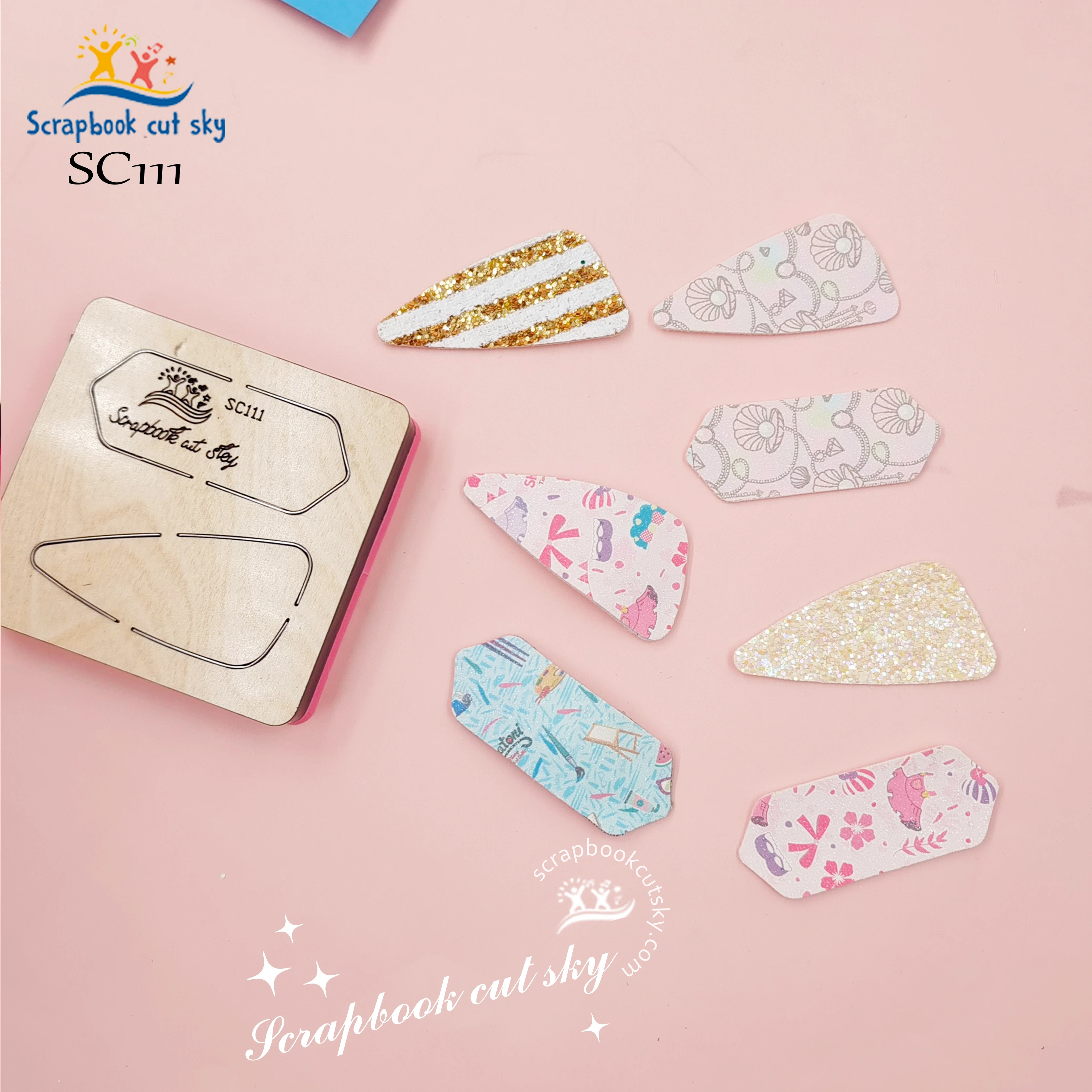 Деревянная режущая Матрица для шпильки ScrapbookCutSky-SC111 используемая в соединении с