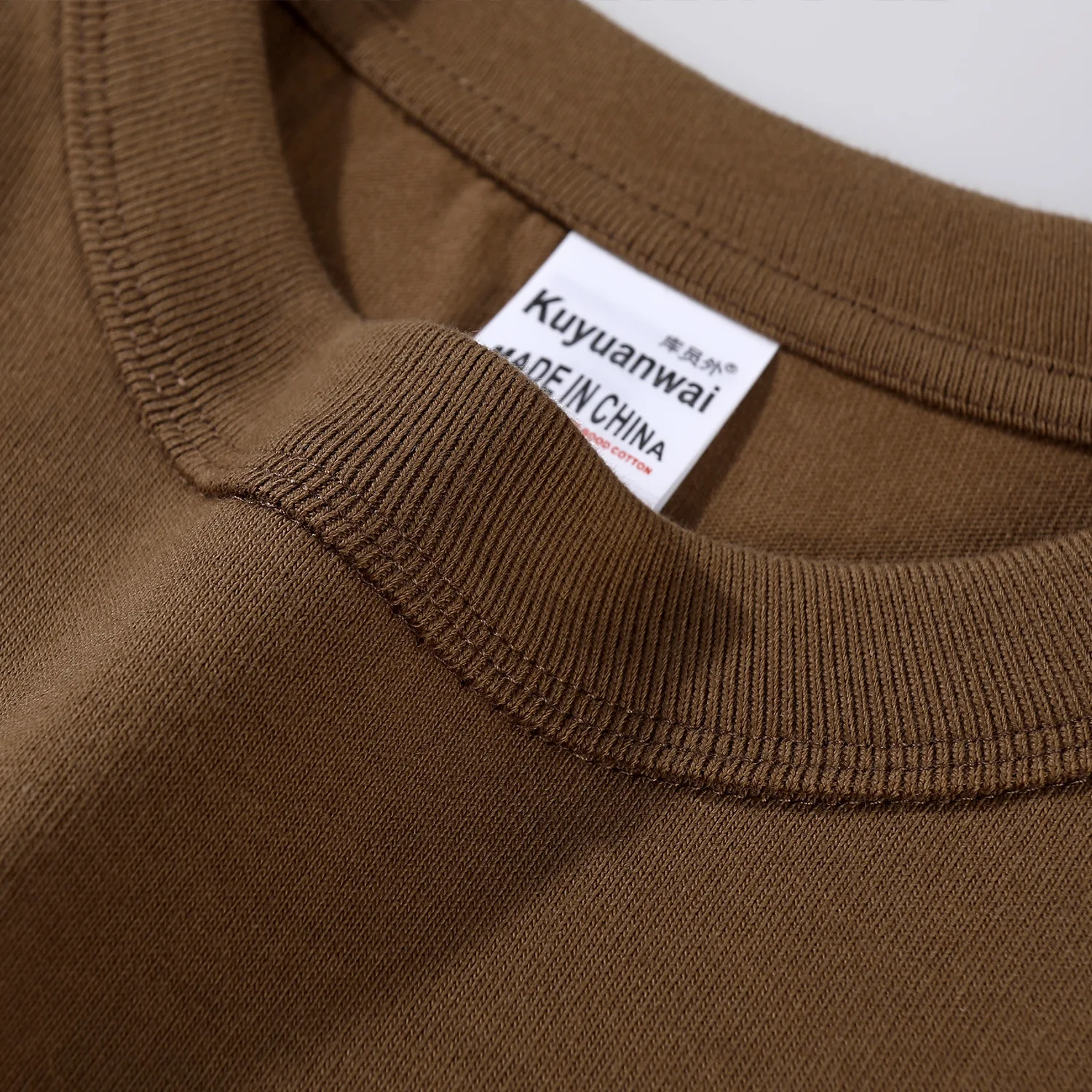 w rozmiarze 340g Męska koszulka 100% grubsza bawełna Wiosna Casual Jersey Duży i wysoki Wysokiej jakości męskie topy haftowane na zamówienie