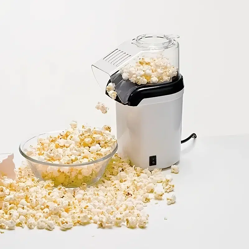 

Popcorn Maker Machine Automatic Small Heating Corn Puffer Machine Grain Popping Machine Not Oils Required Can Make The Big Fluff