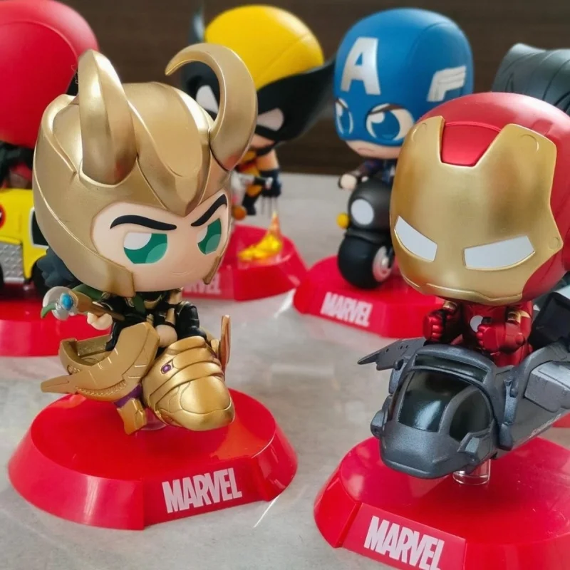 Фото Коллекционная мини-фигурка Hot Toys Marvel Comics Cosbi: Серия «Транспортные средства» — Загадочная коробка-сюрприз (Blind Box) — Милая одиночная коллекционная фигурка для коллекционеров, отличный подарок №3