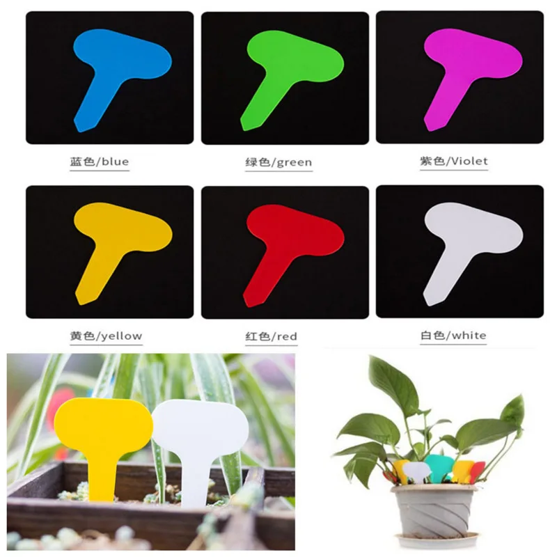 100 шт. яркие ярлыки для цветов