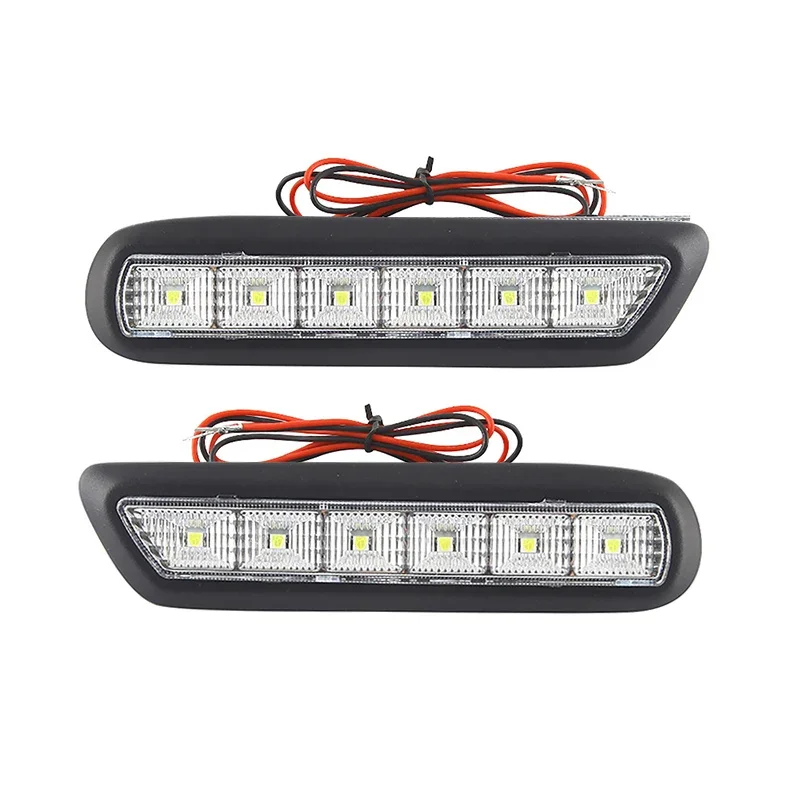 

2 шт. светодиодные автомобильные фары, противотуманные фары, светодиодные дневные ходовые огни, автомобильные аксессуары, пригодные для Mitsubishi Outlander SPORT RVR ASX 2010 2011 2012