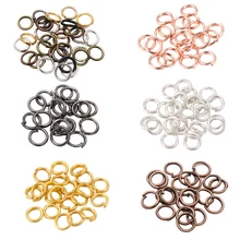 50-200pcs/lot 4-20 mm Jump Rings Split Rings Connectors For Diy Jewelry Finding Making Accessories Wholesale Supplies