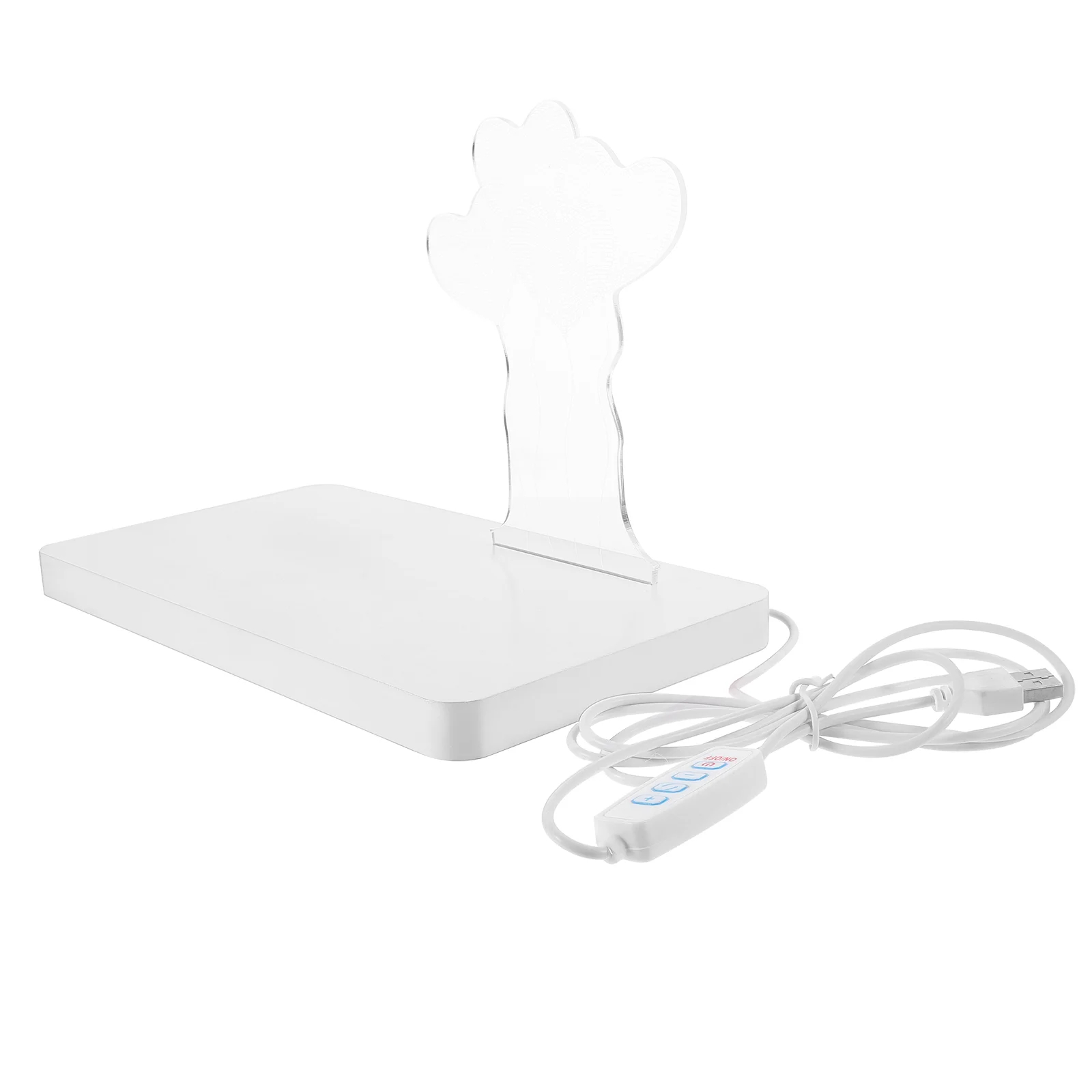 

Bedside USB Night Lamp Acrylic Heart Balloon Molding Tabletop Night Lamp