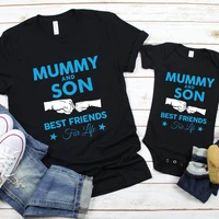 mummy and son t shirt best friends for life mom mothers day gift for her mum and child matching tees birthday present shirts