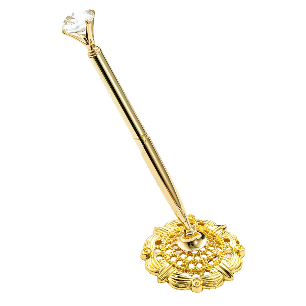 

1/2/3/5 круглые гелевые ручки с базовой оболочкой, декоративная шариковая ручка, прикрепленная к столу, инструмент для плавного письма, больша...