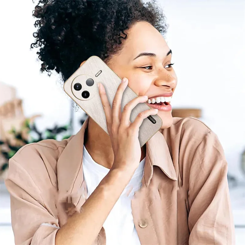 Фото Чехол Skinlee для Redmi K70E K80 Pro Poco F7 Ultra, силиконовый мягкий чехол с текстурой золотой нити для Xiaomi Poco F7 Ultra, чехол для телефона №4