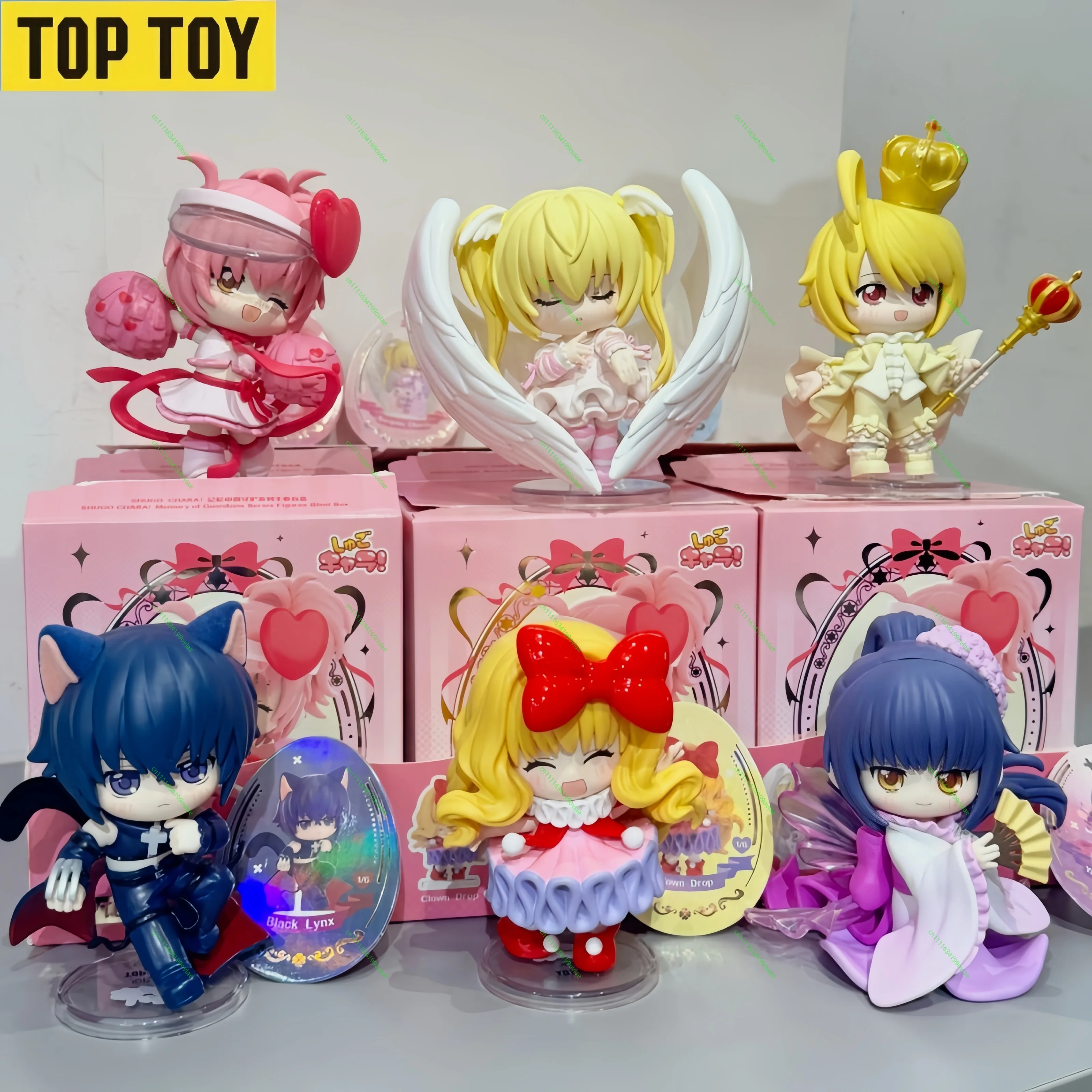Фото Новинка 2026 года: Полный набор фигурок TOPTOY Shugo-Chara Guardians в формате Blind Box. Милые аниме-фигурки с ярким и тонким рисунком. Коллекционный подарок для рабочего стола. №1