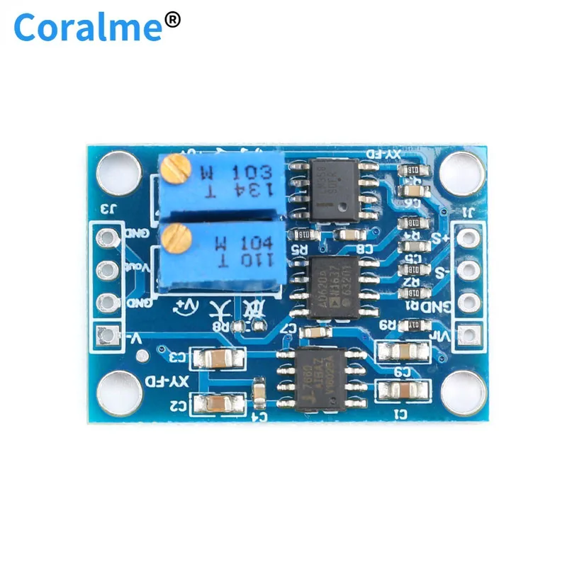 AD620 AC DC усилитель напряжения сигнала контрольно-измерительная Модульная плата