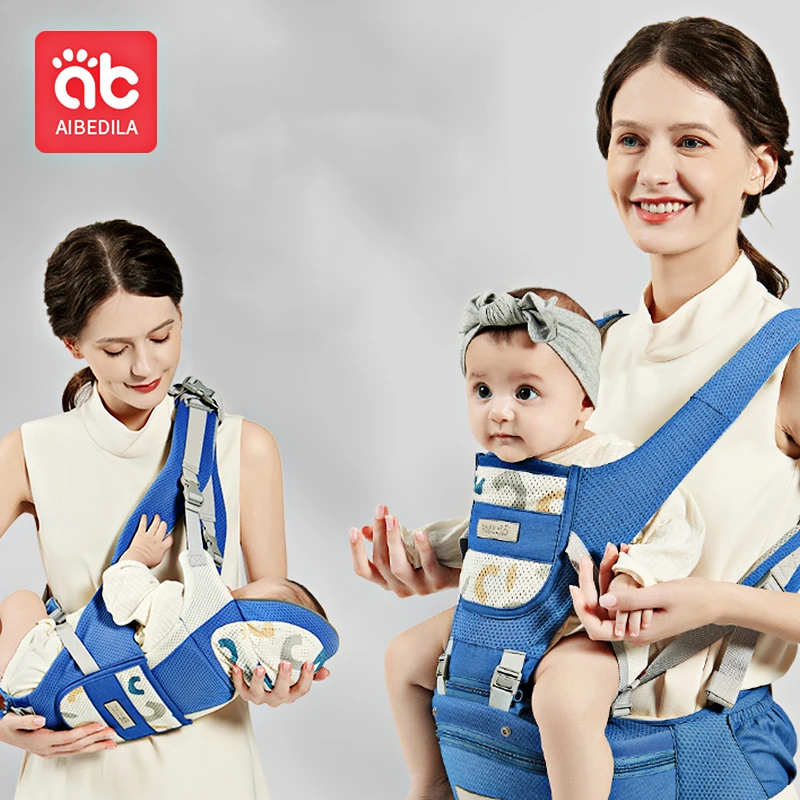 

AIBEDILA Baby Backpack for Mom Ergonomic Baby Carrier for Babies Bag Accessories Travel Lactating Women Newborn Waist Stool 4433