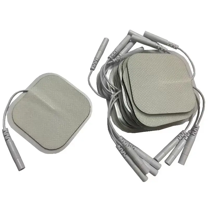 

50-200p 5x5cm Muscle Stimulator Electrode Pads Non-woven Fabric Self Adhesive Replacement Pads for Tens Digital Therapy Machine