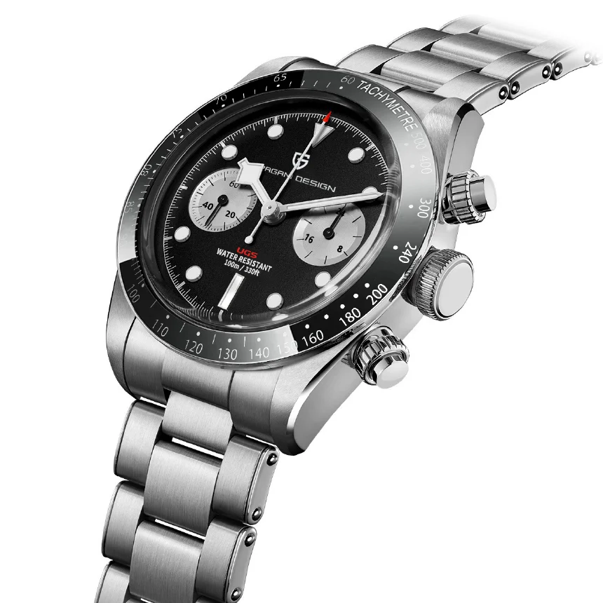 

Часы PAGANI DESIGN Мужские Кварцевые водонепроницаемые, роскошные ретро-часы с хронографом, с сапфировым зеркалом, 10 бар, 2022
