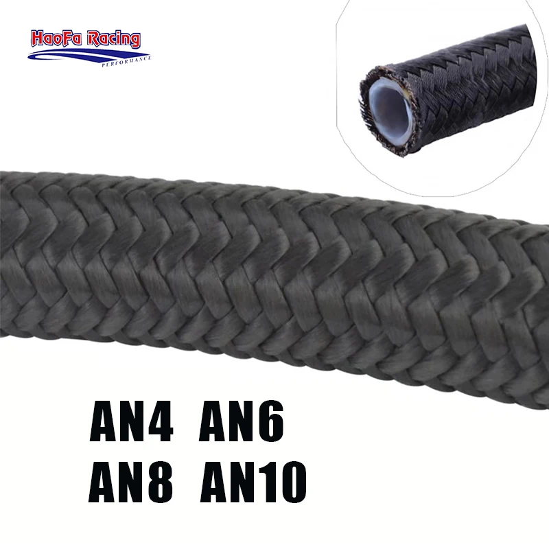 Плетеный Топливный шланг AN4 AN6 AN8 AN10 из ПТФЭ автомобильный для нефти и газа