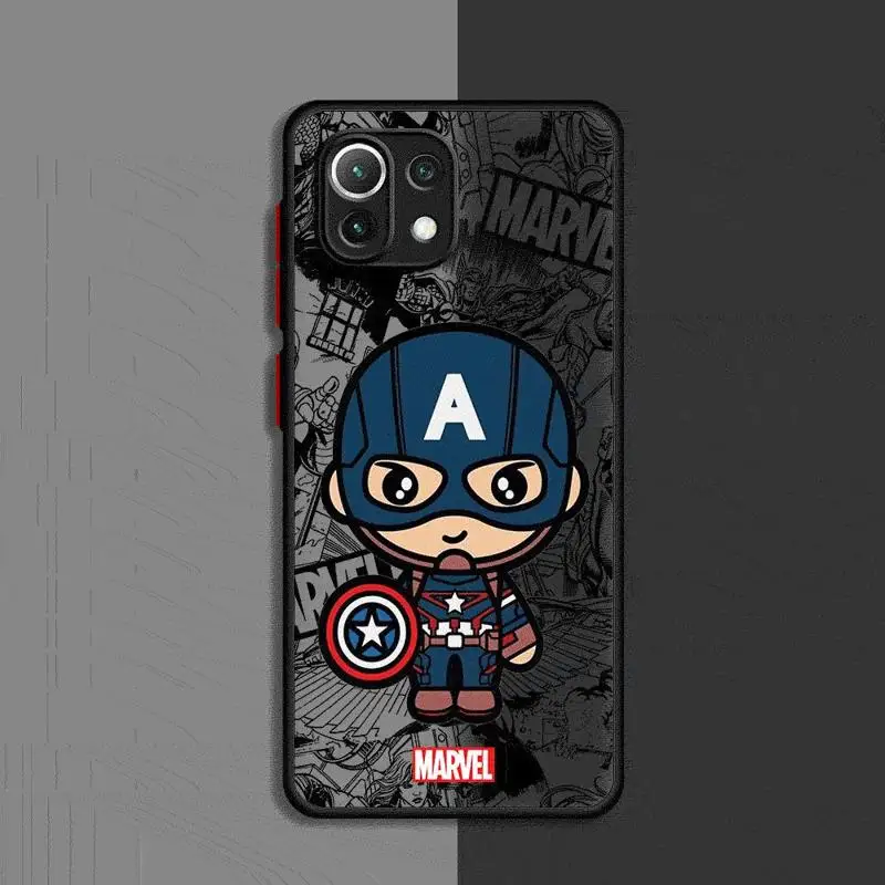 Чехол для телефона с героями мультфильмов Marvel Groot Spiderman Xiaomi Redmi 13C1 2 5G 10C 12C 9 10 9A 9T 9C A1