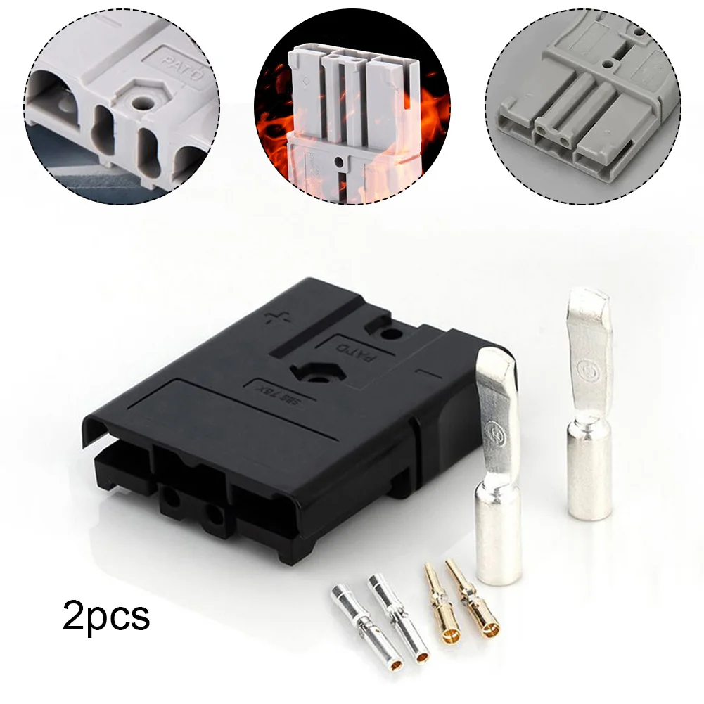 

2pcs SBS75X 75A 600V For Anderson Plug Lithium Battery Power Forklift Connector Terminals Vehicles Photovoltaic Supplies