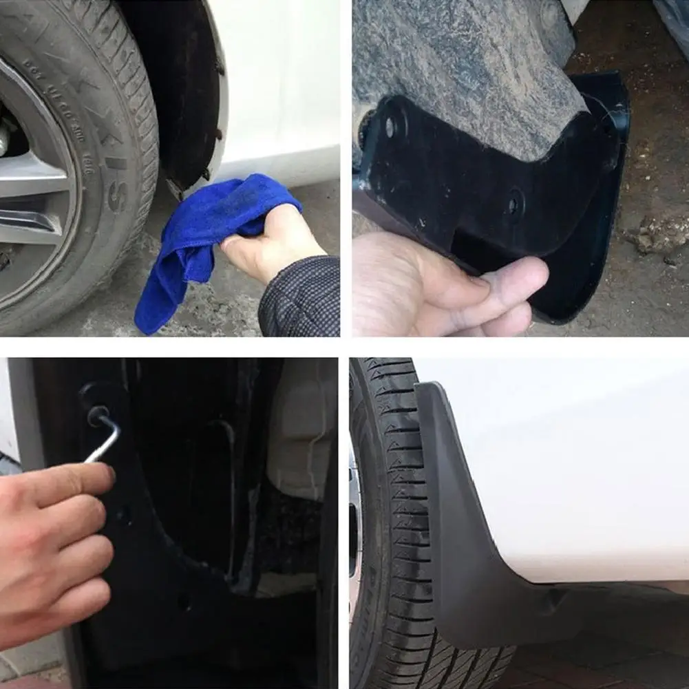 

Автомобильные Брызговики, брызговики, накладка на колесо, защита от осадка автомобиля, подходят для модели Tesla Y 2021-2023, Прямая поставка