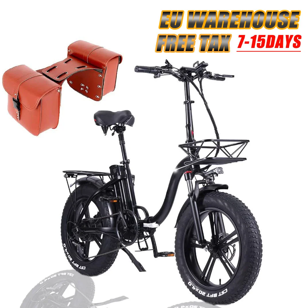 

20" Electric Bicycle for Woman 750W Folding E-bike 15Ah Large Capacity Battery Electric Bike City Commute Bike Hybrid Bicycle