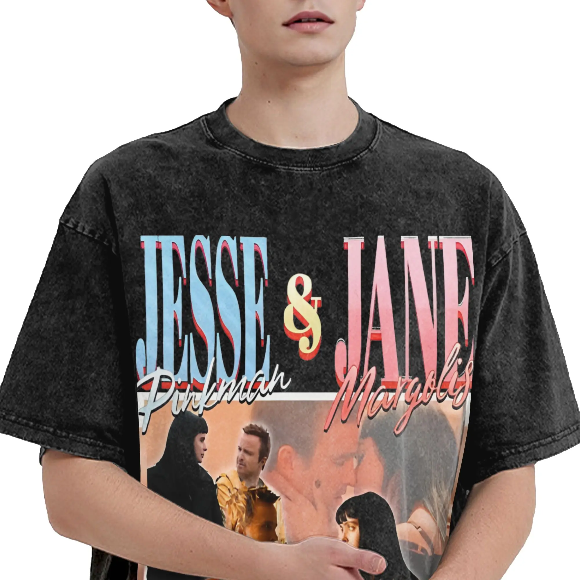 Фото Потрясающая футболка JESSE PINKMAN JANE MARGOLIS для мужчин, хлопковая футболка с круглым вырезом, футболка с короткими рукавами, идея подарка, топы №4