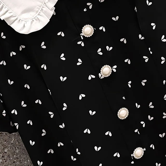 Summer Black Polka Dot Doll Collar Mini Dress Women Korean Vintage Hepburn Casaul Party Dress 2023 Elegant Bodycon Evening Dress 6 Summer Black Polka Dot Doll Collar Mini Dress Women Korean Vintage Hepburn Casaul Party Dress 2023 Elegant Bodycon Evening Dress 6