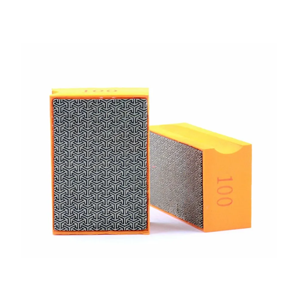 

Diamond Hand Electroplated Polishing Pad 60-400 GRIT Stone Polishing Wiper Polish Tile Marble Grinding Dry Or Wet Abrasive Tool