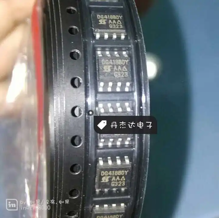 

30 шт. Оригинальный Новый 30 шт. Оригинальный Новый DG418BDY DG418 418 SMD SOP8